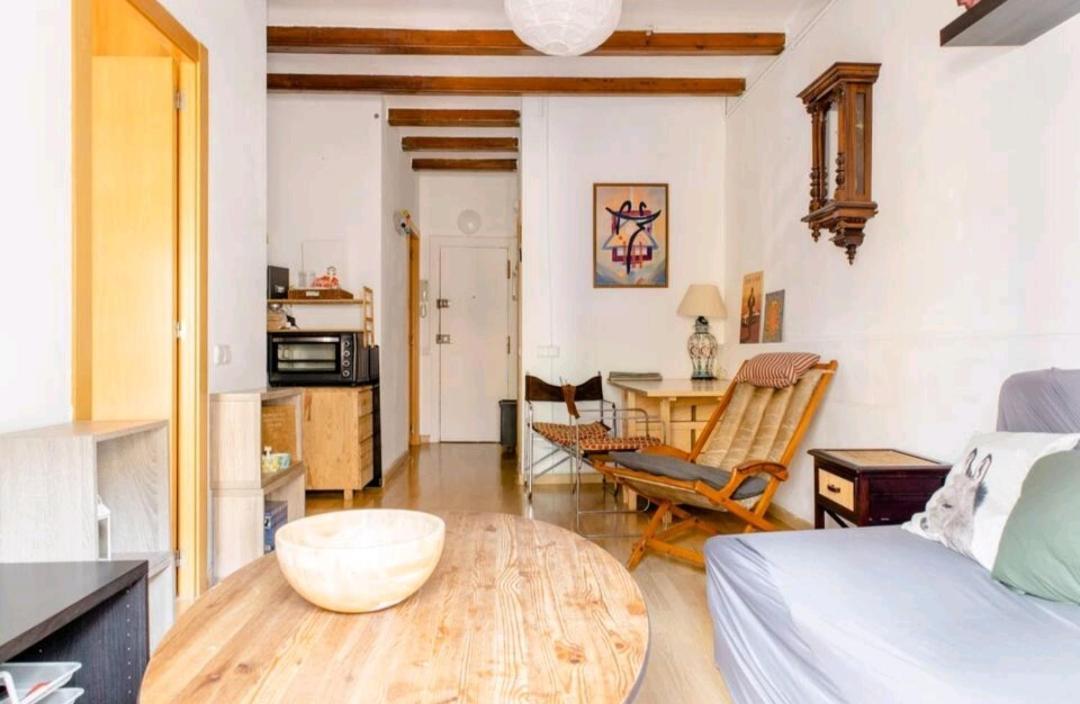Ferienwohnung Apartamento Tranquilo Y Del Barrio Barcelona Exterior foto
